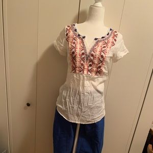Lucky Brand Peasant Top (XS)